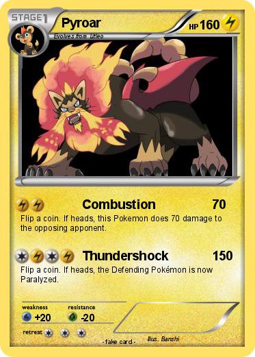 Pokemon Pyroar Pokemon Pyroar