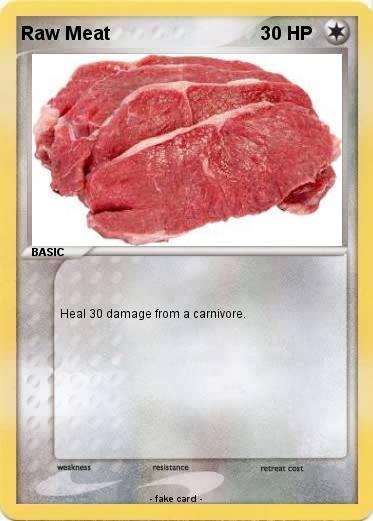 Pokemon Raw Meat