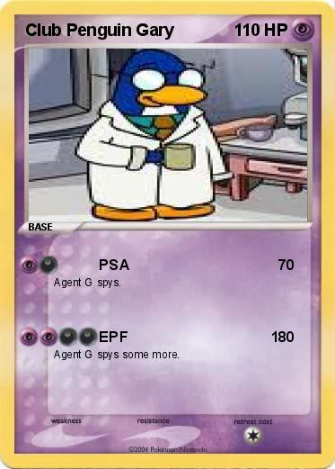 Pokemon Club Penguin Gary