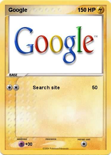 Pokemon Google