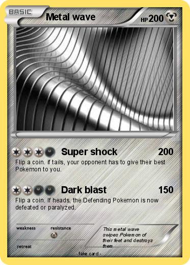 Pokemon Metal wave