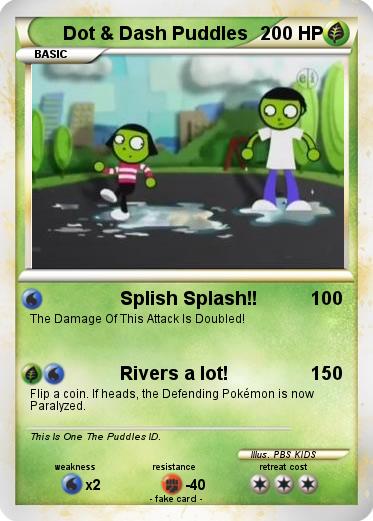 Pokemon Dot & Dash Puddles
