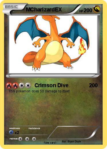Pokemon MCharizardEX
