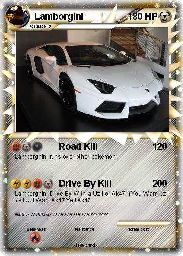 Pokemon Lamborgini