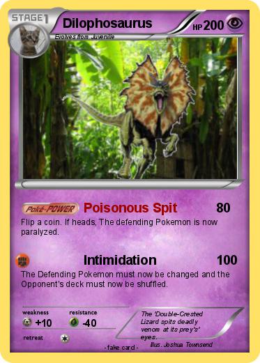 Pokemon Dilophosaurus