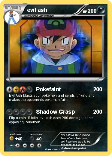 Pokemon evil ash