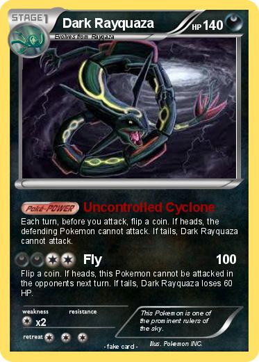 Pokemon Dark Rayquaza