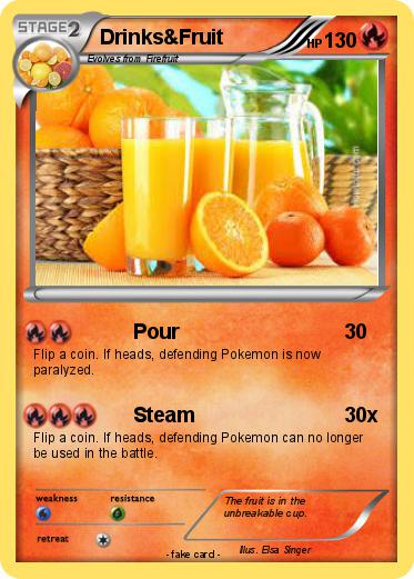 Pokemon Drinks&Fruit