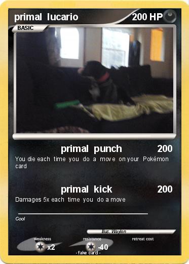 Pokemon primal  lucario
