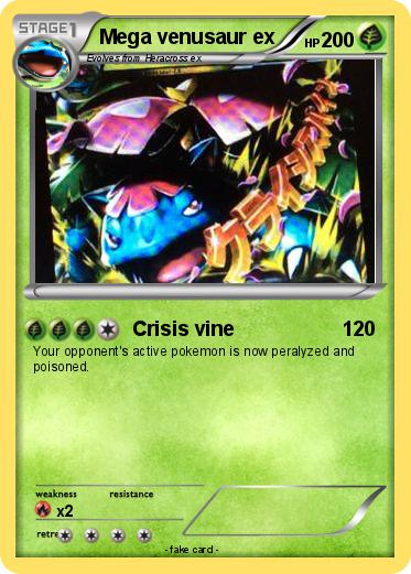Pokemon Mega venusaur ex