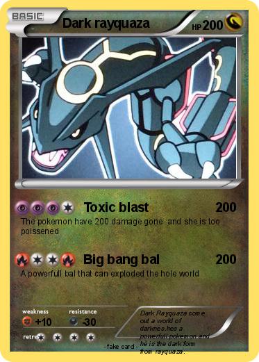 Pokemon Dark rayquaza