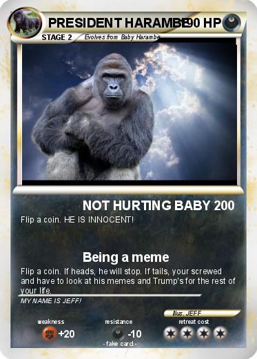 Pokemon PRESIDENT HARAMBE