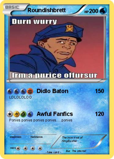 Pokemon Roundishbrett