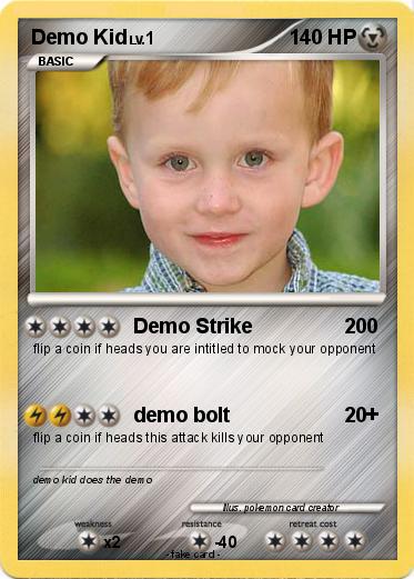 Pokemon Demo Kid