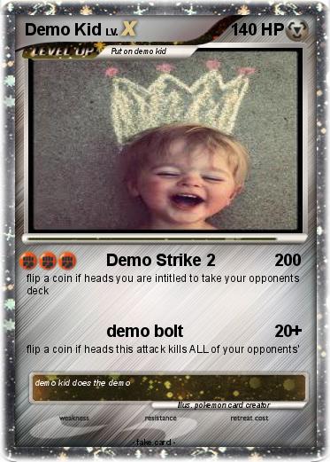 Pokemon Demo Kid