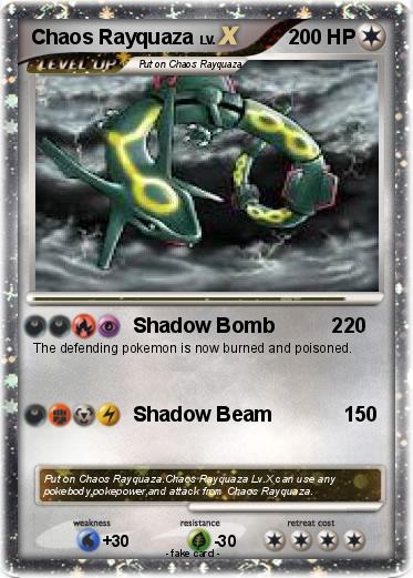 Pokemon Chaos Rayquaza
