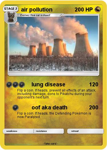 Pokemon air pollution