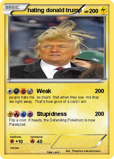 Pokemon hating donald trump