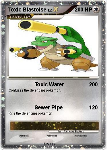 Pokemon Toxic Blastoise