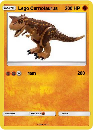 Pokemon Lego Carnotaurus