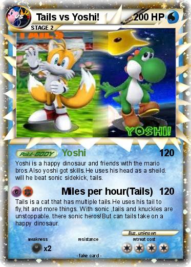 Pokemon Tails vs Yoshi!