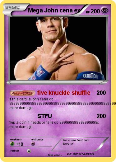 Pokemon Mega John cena ex