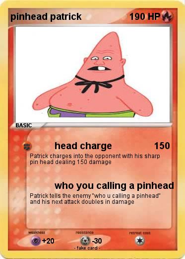 Pokemon pinhead patrick