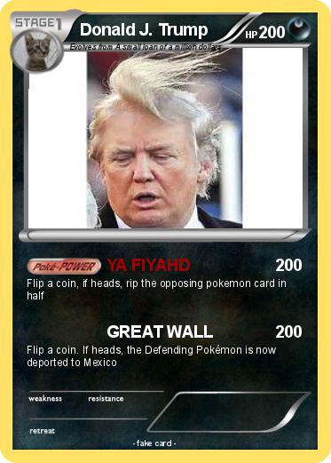 Pokemon Donald J. Trump