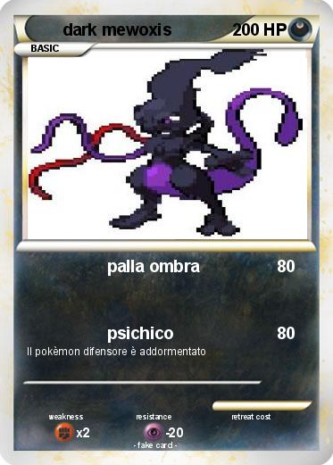 Pokemon dark mewoxis