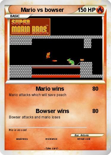 Pokemon Mario vs bowser