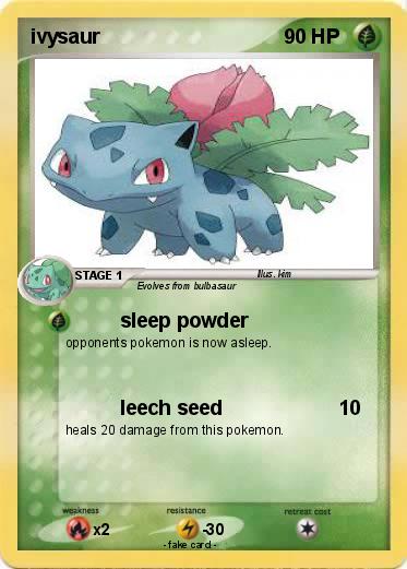 Pokemon ivysaur