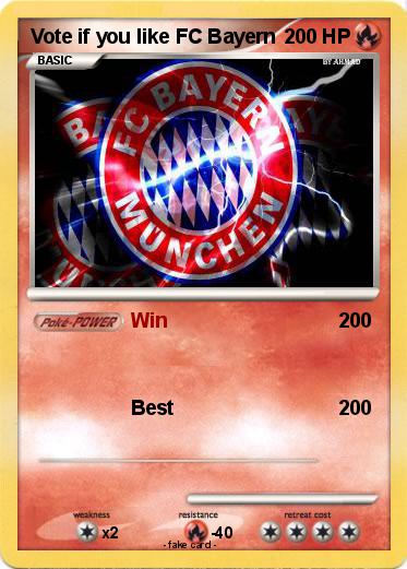 Pokemon Vote if you like FC Bayern