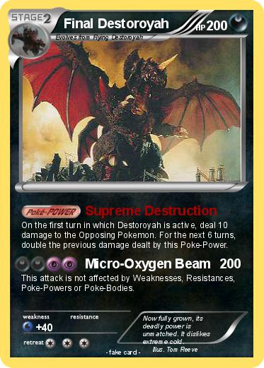 Pokemon Final Destoroyah
