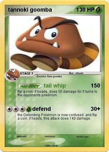 Pokemon tannoki goomba
