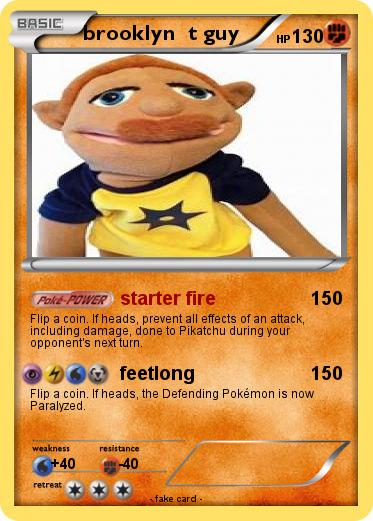 Pokemon brooklyn  t guy