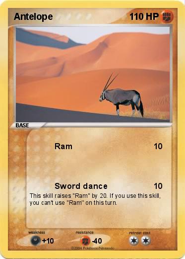 Pokemon Antelope
