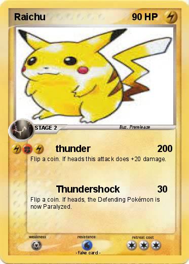 Pokemon Raichu
