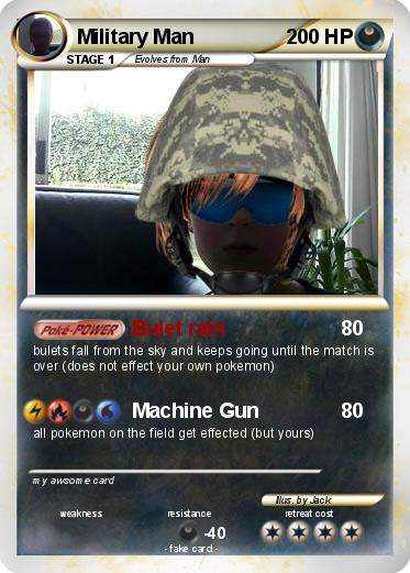 Pokemon Military Man