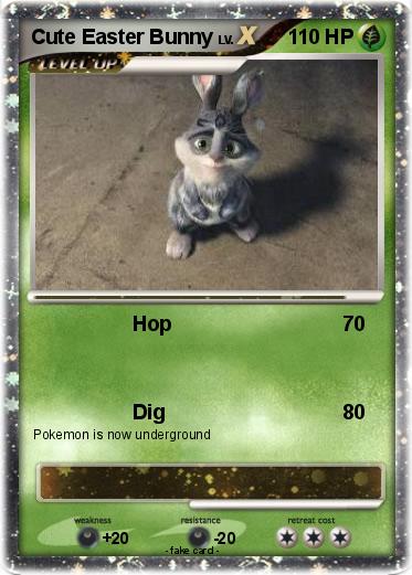 Pokemon Cute Easter Bunny