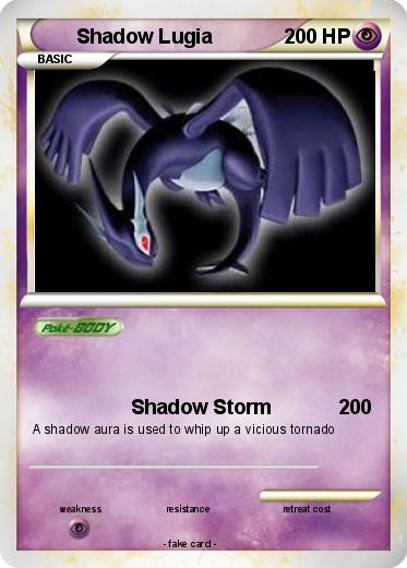 Pokemon Shadow Lugia