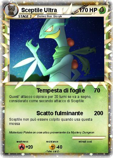 Pokemon Sceptile Ultra