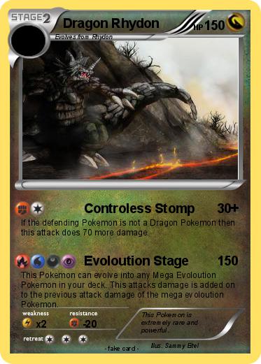 Pokemon Dragon Rhydon