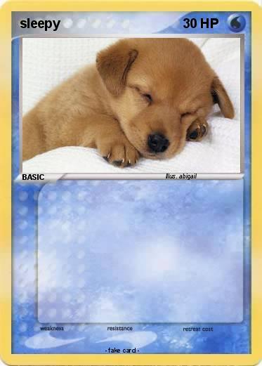 Pokemon sleepy
