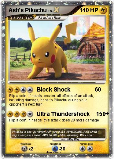 Pokemon Ash's Pikachu