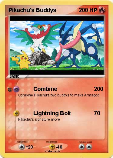 Pokemon Pikachu's Buddys