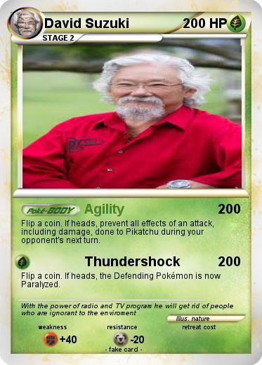 Pokemon David Suzuki