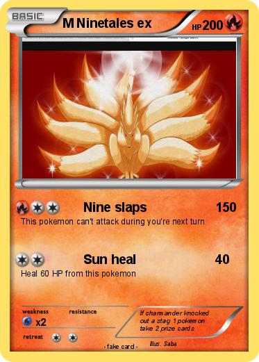 Pokemon M Ninetales ex