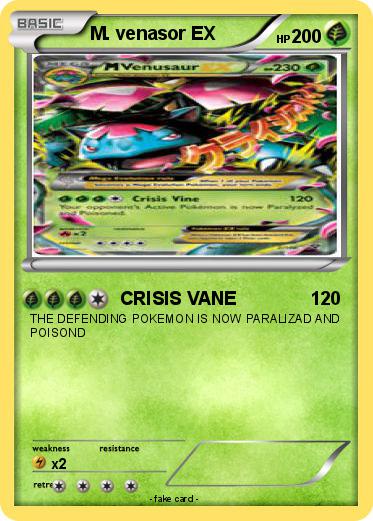 Pokemon M. venasor EX