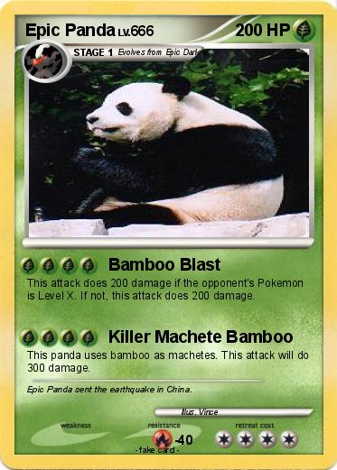 Pokemon Epic Panda