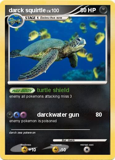 Pokemon darck squirtle
